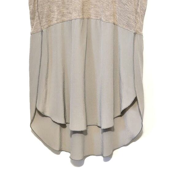 Aritzia Wilfred Silk Rayon Short Sleeve Hi Low Minimalist Tunic Top Size S - Picture 4 of 11